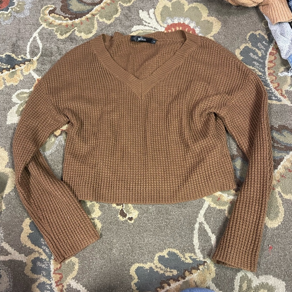 Brown sweater